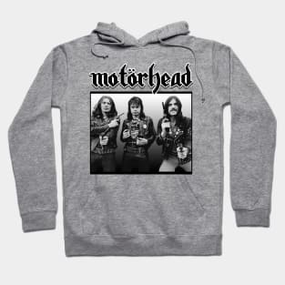 Motorhead Black White Black Hoodie